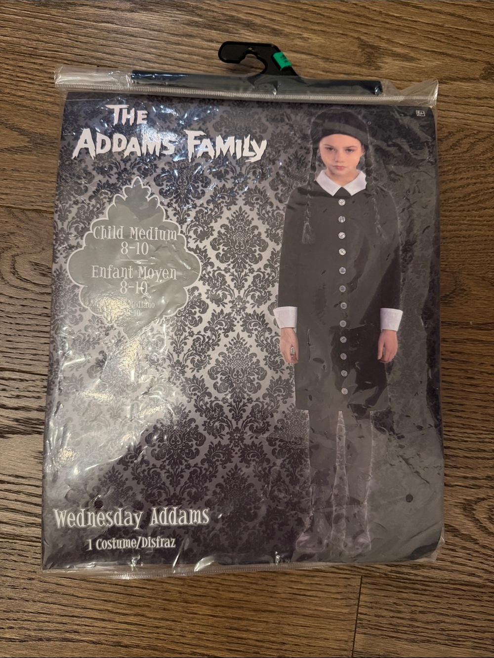 The Addams Family Wednesday Addams Kids Costume - Black (Child Medium 8-10)